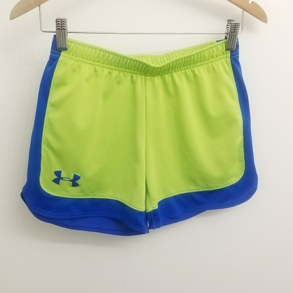 UNDER ARMOUR JUNIOR GREEN/BLUE SZ.L - Picture 1 of 5